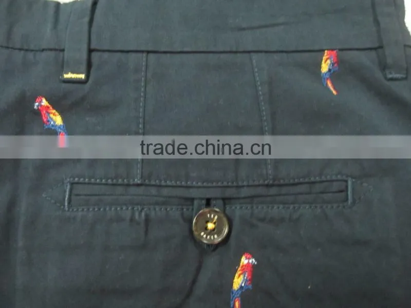 OEM new design fashionable High quality casual cotton elastic force shorts for men PS1375
