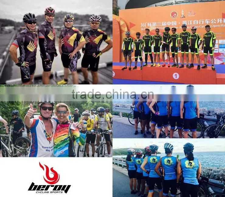 BEROY 5xl custom cycling kit, polyester fabric sublimation bike clothing set