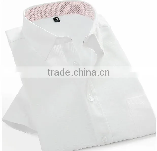Slim white light color cotton men shirts