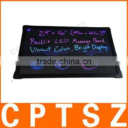 Flashing Illuminated Fluorescent Neon LED Glow Writing Board Menu Sign