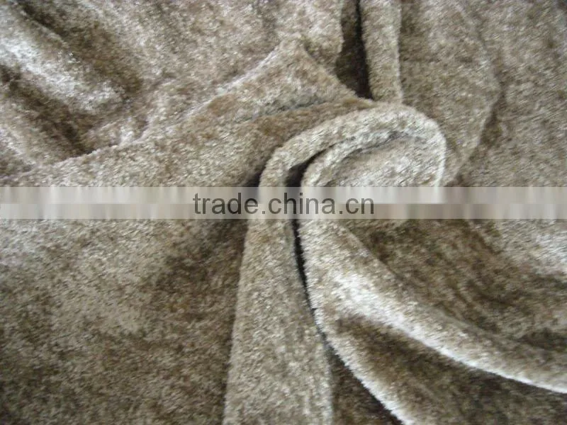 2013 China TOP10 100 polyester dyed ant velvet fabric for sofa