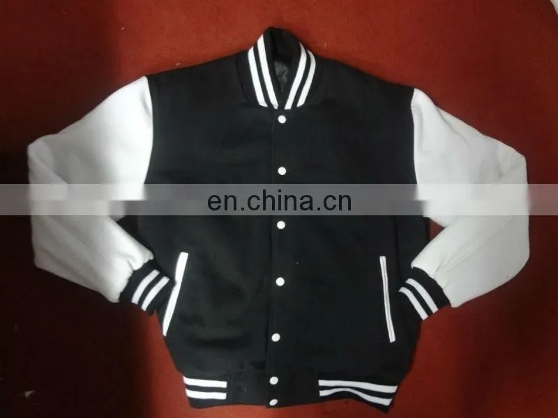 Custom Varsity Cotton Jacket/Wool Jacket/Wool with pu leather/Wool with sheep leather/Satin Jacket/Sublimation Jacket
