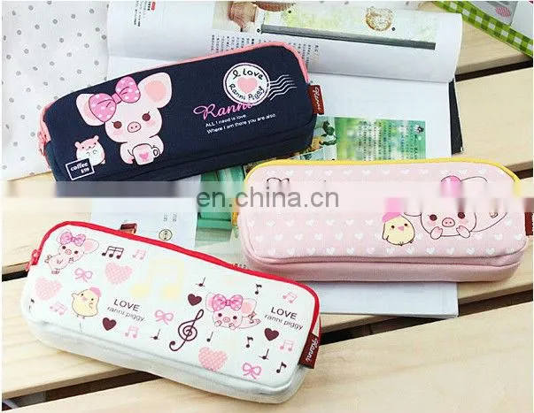 New design custom cute neoprene pencil case for school