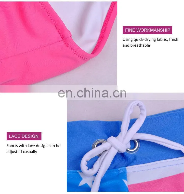 Customized LOGO Gorgeous Women Printed Thong Bikini