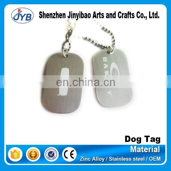 bone shaped aluminum dog tag with diamond