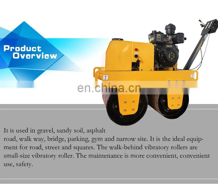5% discount for mini new road roller price double wheel vibratory road roller for sale price
