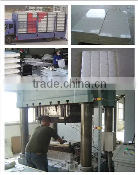 Fiberglass decorating plate