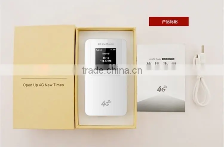New design LTE TDD FDD network and hot sale 4g modem router wifi with power bank function