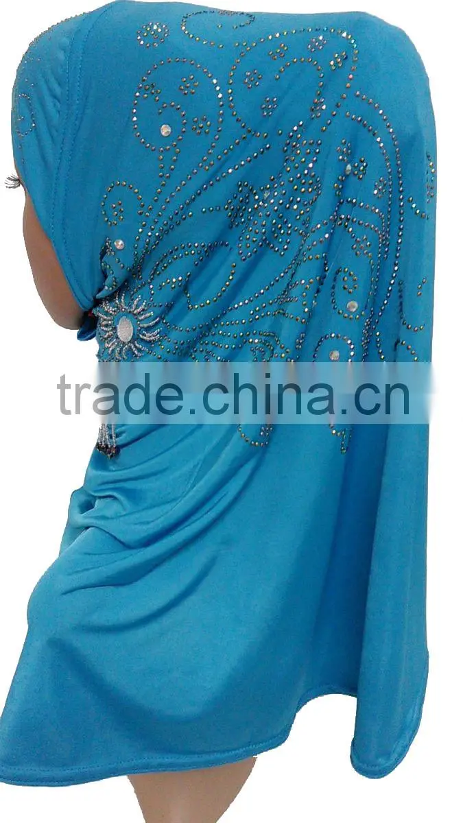 2016 New Fashion islamic hejab Beaded big HIJAB