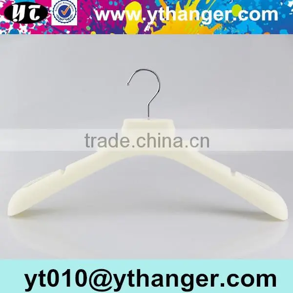 YY0529 best quality black velvet notches wedding dress hanger velvet coat hanger