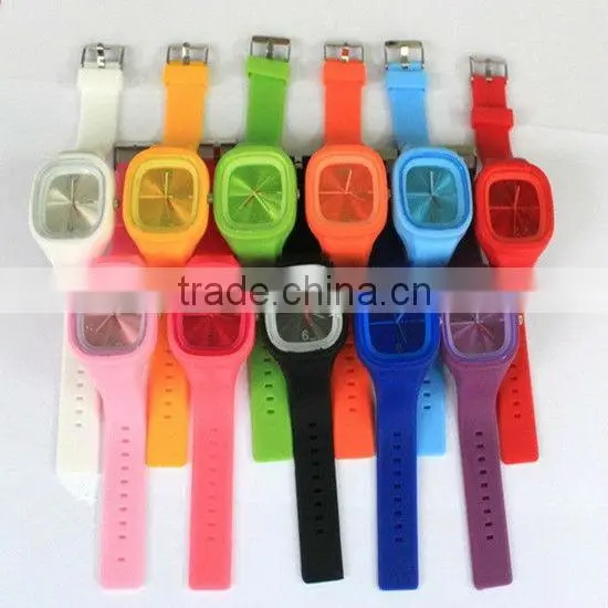 luxury automatic watch light jelly watch silicon western watch price