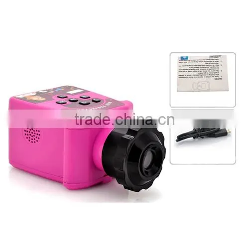 Portable Projector,Mini Cartoon Projector For Kids Learning Children Educational