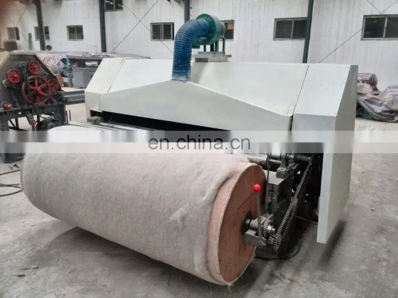 automatic wool carding machine for fiber waste clothes/ sheep wool spinning machines