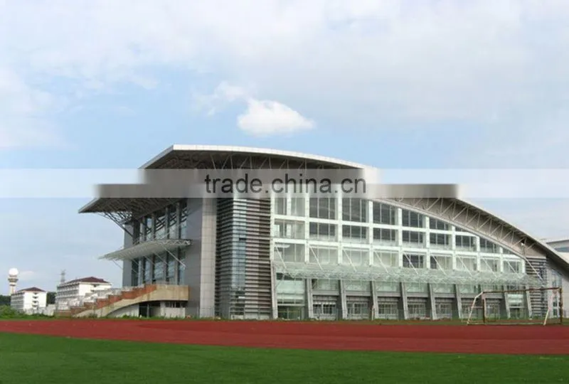 High quality anti rust steel space frame structure prefab gymnasium
