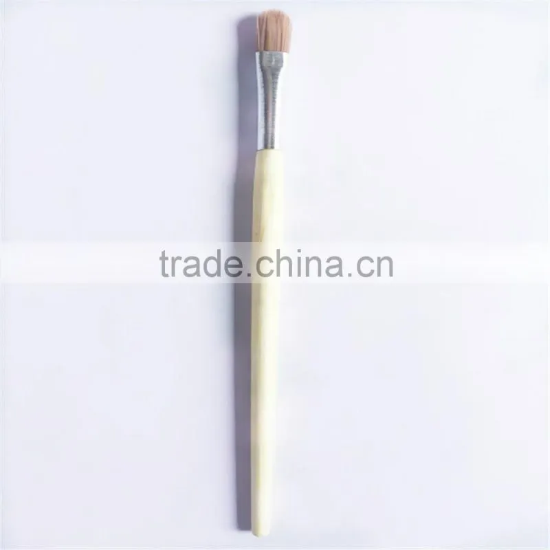 5pcs canvas bag bamboo handle Cosmetic Makeup Brush Set for girls