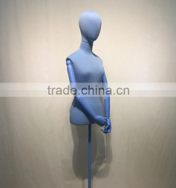 window display female torso mannequin