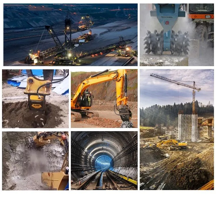 Excavator for asphalt excavator concrete drum cutter excavator asphalt cutting machine