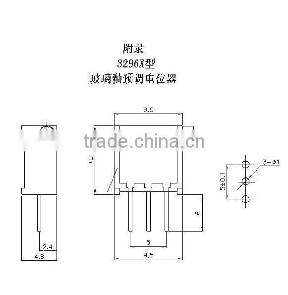 3296X knob potentiometer