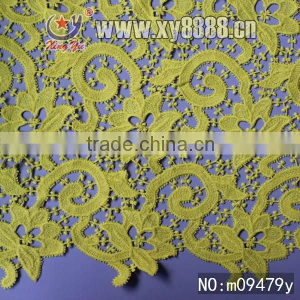 2014 Allover Embroidery Guipure Fabric Factory Lace