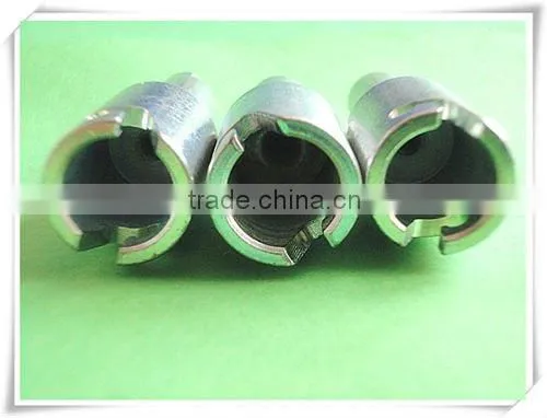Supply the high -precision znic plated Iron turning shaft used for stirring mane