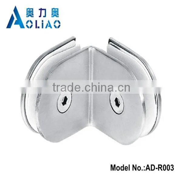 Stainless steel clip top glass jar and SS handrail clamps and handrail glass fixing