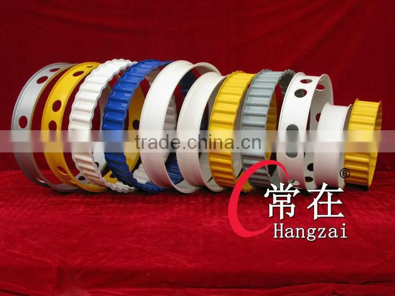 Wheel spacer band for truck/trailer 20-4/22-4 wave type