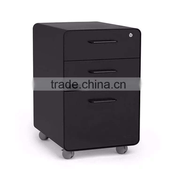 China top quality colorful office furniture small steel mobile file cabient