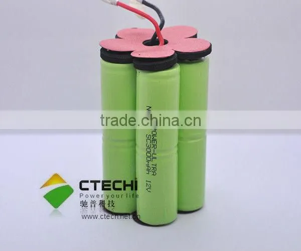 NIMH AAA battery pack 12v li-ion battery small rechargeable 12v battery