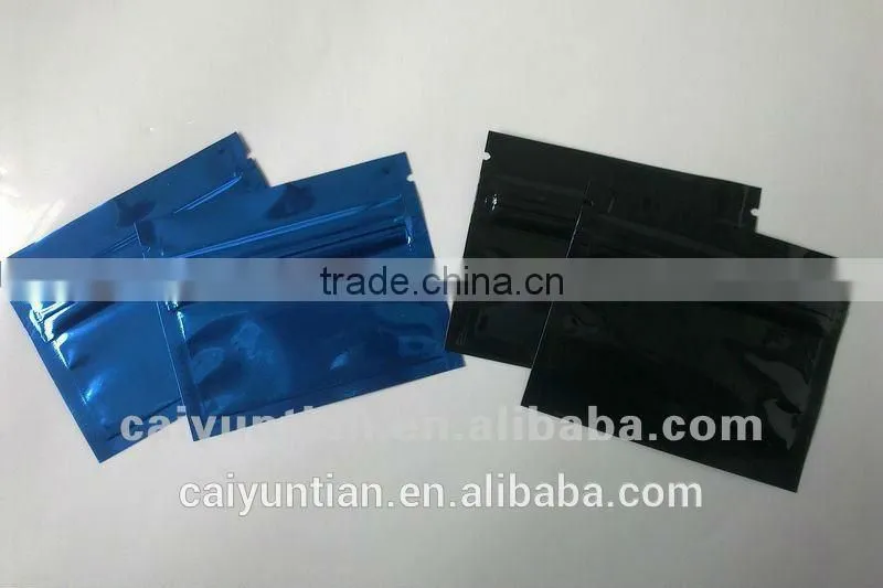 custom aluminum foil zipper bag multi-colors bags