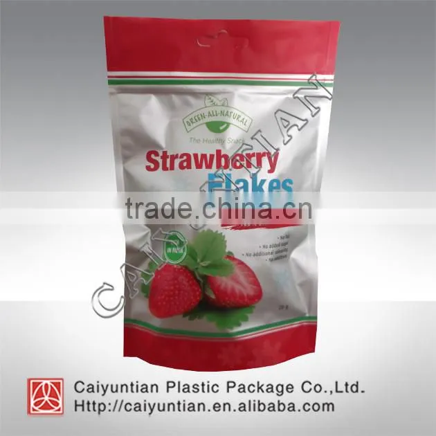 laminated customized dried fruit packaging plastic bag,stand up resealable heat seal dried fruit plastic bag