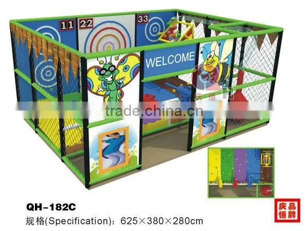 kids' indoor soft playground castle(QH-182C)