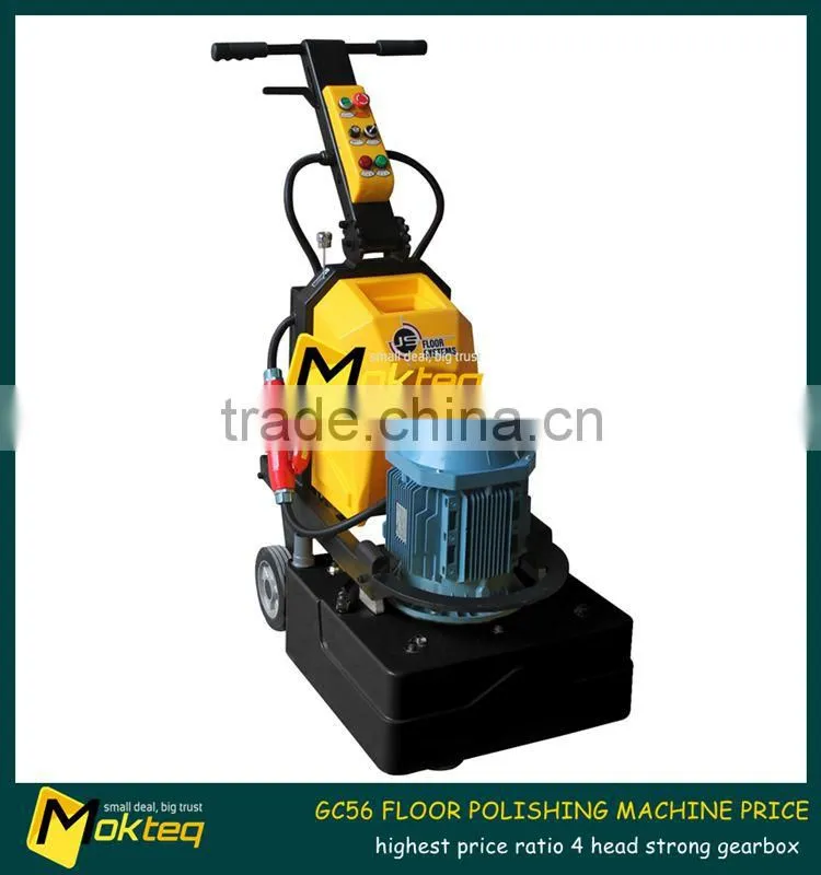 highest price ratio 4 head strong gearbox marble concrete floor polishing machine price MT017