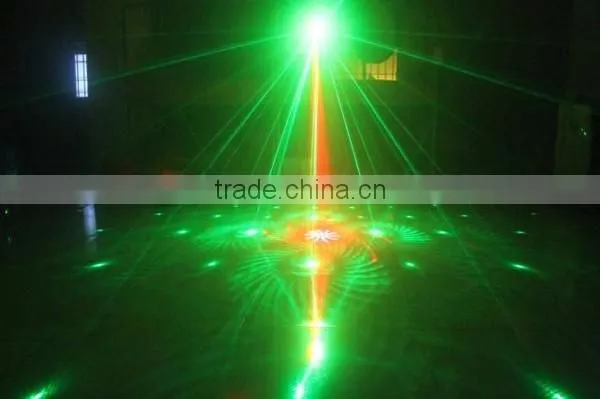 150mw recessed Red Green sound active laser light