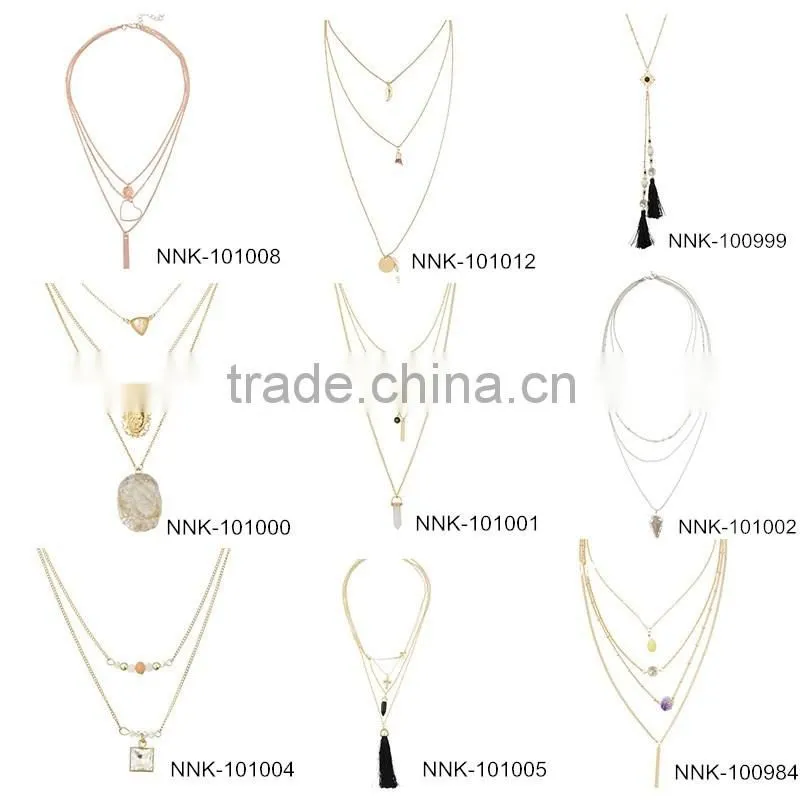 Bali Pearl Jewelry Gold Chain White Acrylic Flower Pendant Choker Necklace