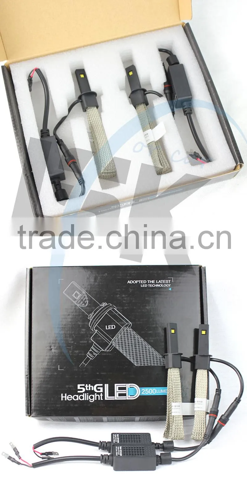 Strong waterproof ip65 9005 led light car G5 with best chips xml2 led headlamp