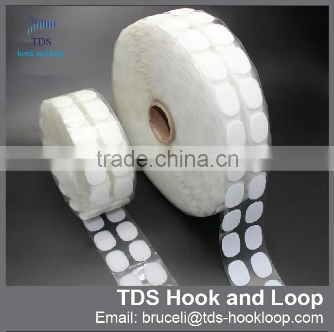 10-100mm nylon polyester self adhesive hook and loop