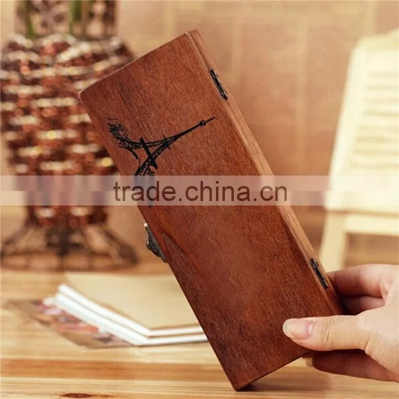 2014 Good Quality Cheap Small Wooden Pencil Box Designs, Fancy Pencil Box For School Student, Luxury wooden multipurpose storage