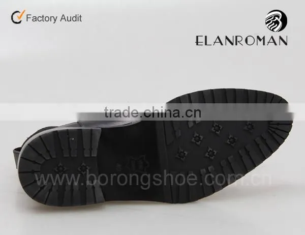 Italian fashion leather boots shoes men for outdoor