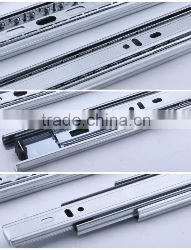 45mm 3 fold ball bearing undermount drawer slide