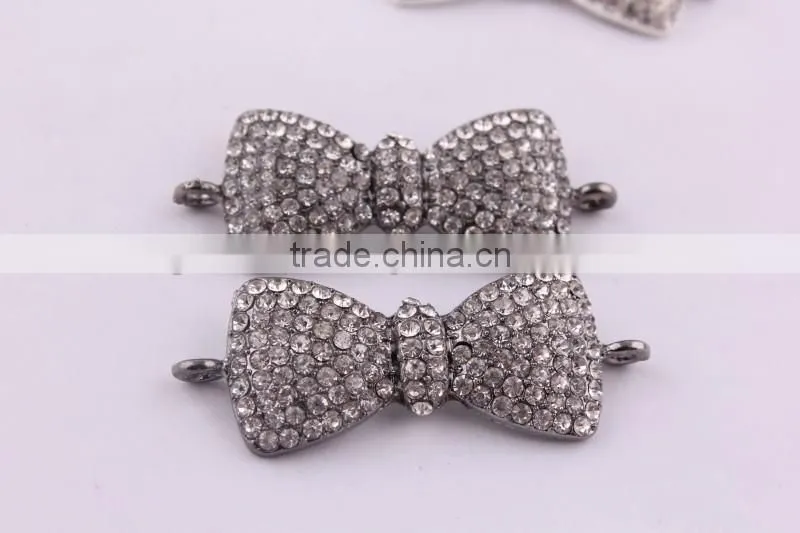 jewelry elephant crystal rhinestone connector charms ! wholesale crystal glitter jewelry Connector for bracelet beads making!!