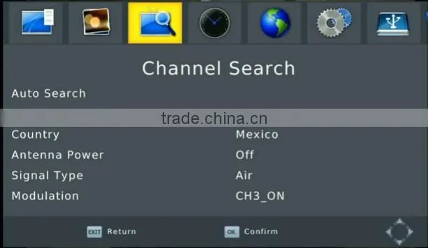 Costomized OEM Etistar ATSC Digital TV BOX Cheap High-Quality Tv Box