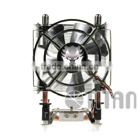 Unique design heat pipe direct contact 2 heat pipe cpu cooler