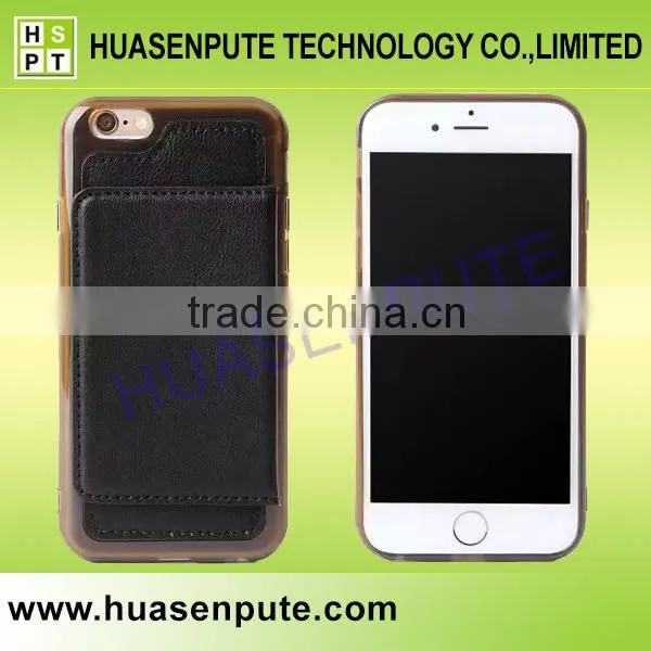 Phone Back Cover Leather Wallet Case For iPhone 6 With Card Slot