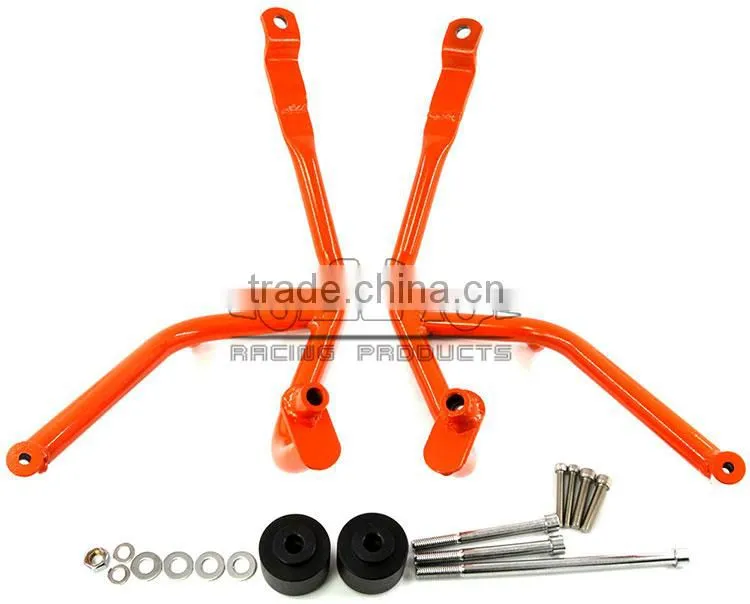 BJ-FG-KT001 Motorcycle Orange Frame Crash Bars Guard Protector for KTM DUKE 390