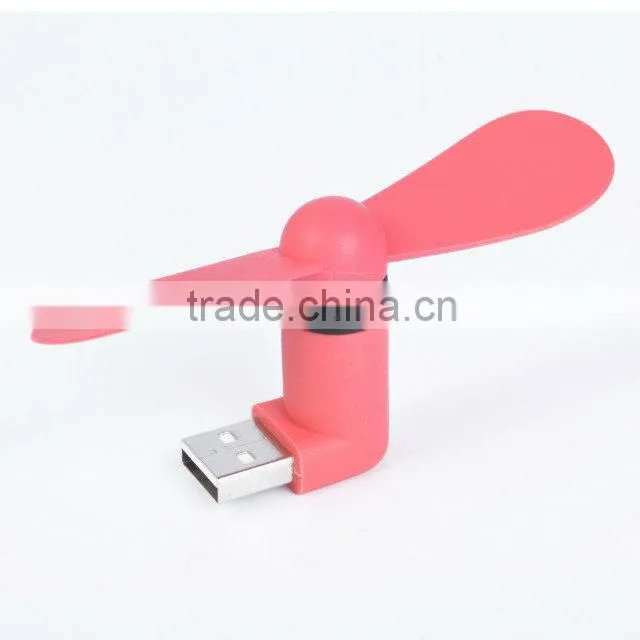 USB connector USB fan for smartphone/power bank
