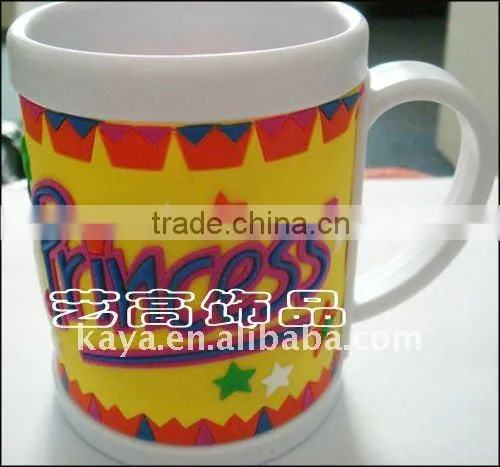 Custom ABS custom 3d cups with pvc cover