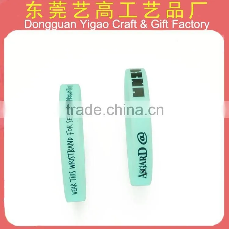 Novelty silicone custom sports bracelet from Disney Audited Factory