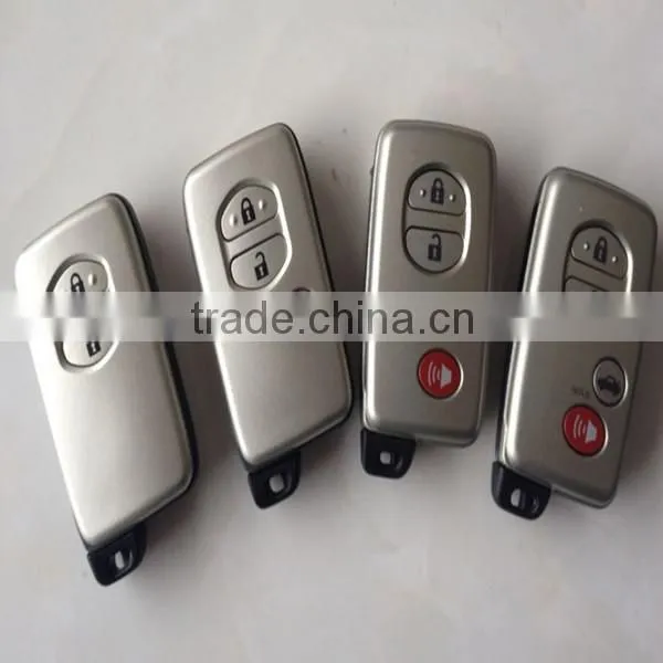 Tongda high quality 2+1 button smart key with emergency key, key cover factory price for toyota
