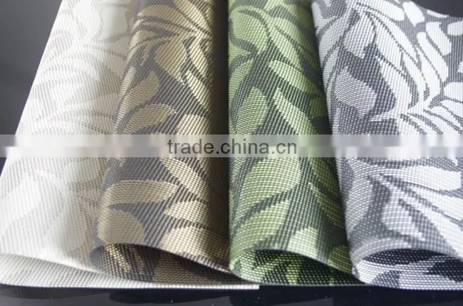 leaves waterproof dining table plate mat