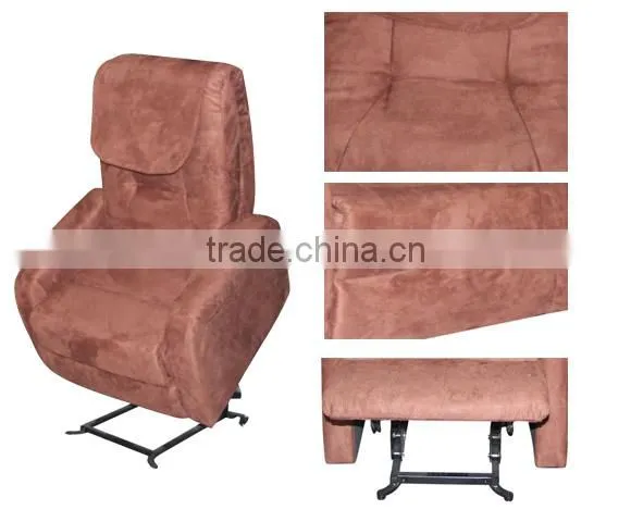 brown white leather recliner sofa